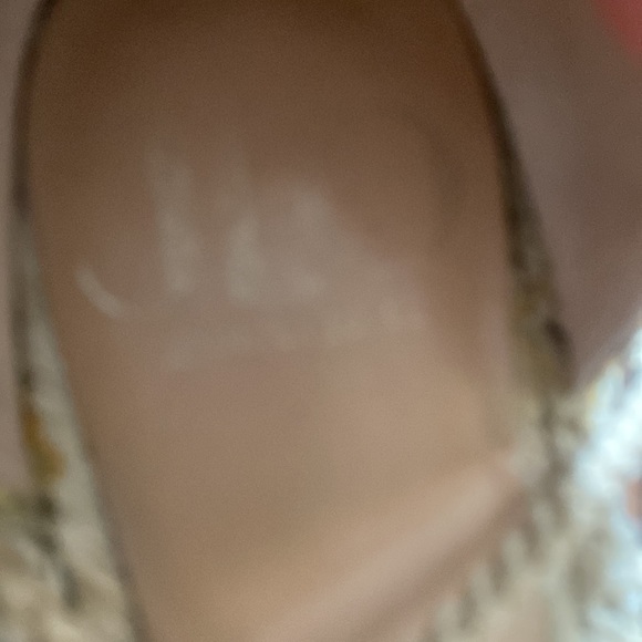 NWB J. Lo snakeskin print wrap around sandals size 8.5 - Picture 2 of 5